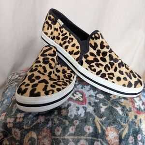 Keds x Kate Spade Leopard Print Loafer 8M